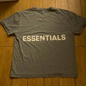 FEAR OF GOD ESSENTIALS heather grey t shirt XL